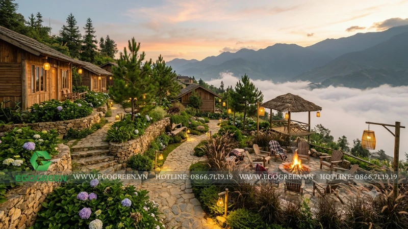 Thiết kế cảnh quan giúp homestay tăng tỷ lệ khách quay lại như thế nào?